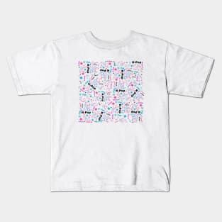 K-Pop WTK Music Note Pattern Kids T-Shirt